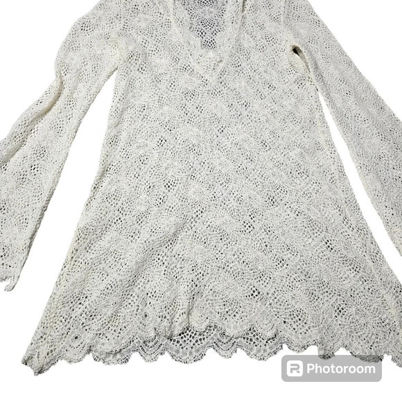 For Love and Lemons 'Cannes' Floral Lace Cover Up - Picture 3 of 8